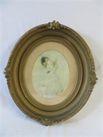 A Late Victorian Elaborate Oval Frame
