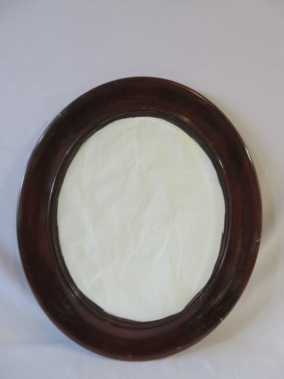 An Edwardian Oval Mirror