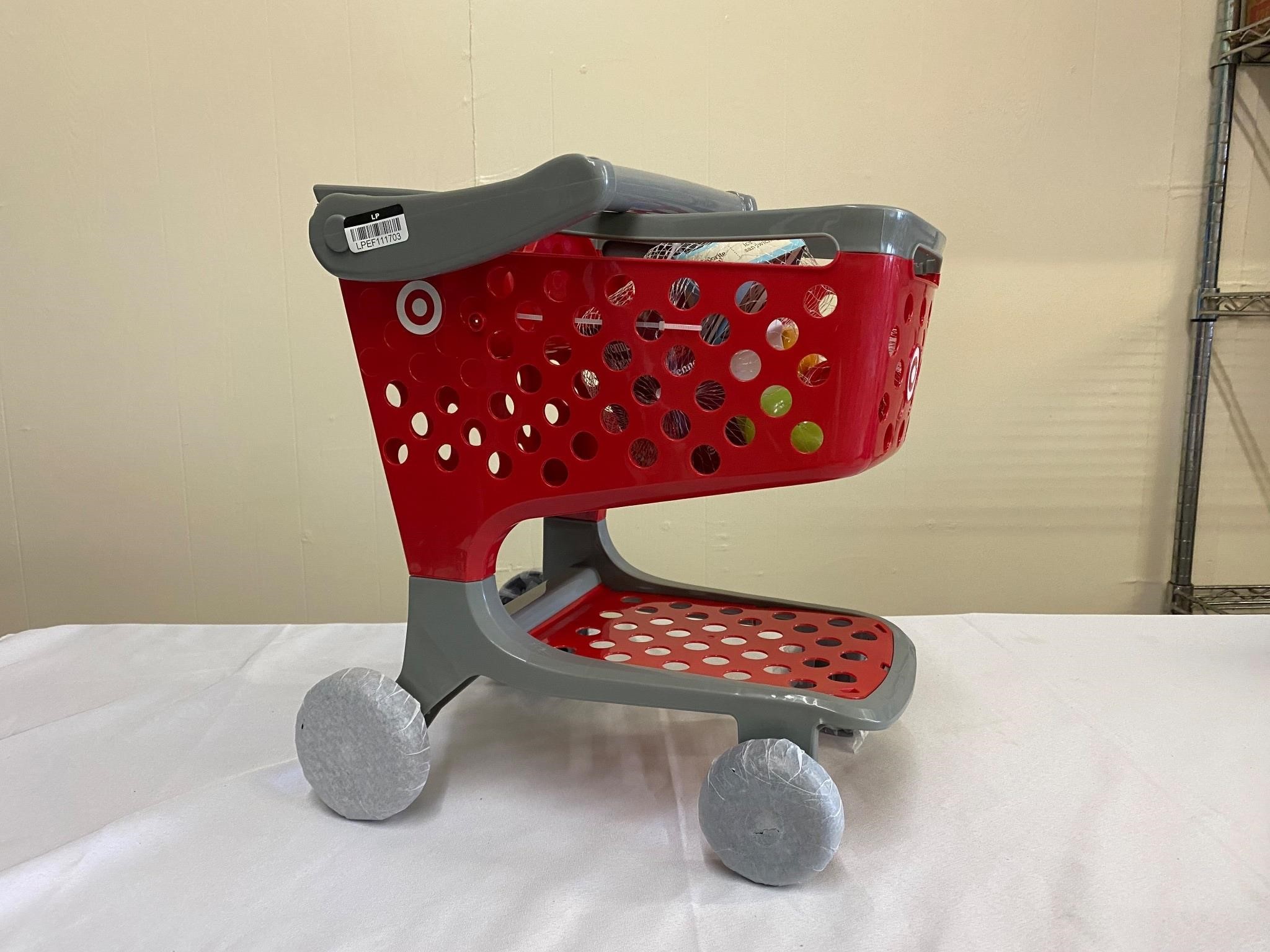 BRAND NEW Target Play Shopping Cart & Food