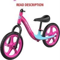 GOMO Toddler Training Bike  Pink/Teal
