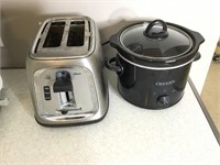 Oster Toaster & Small Crock Pot