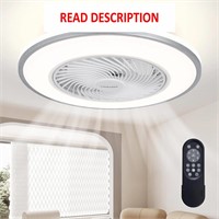 $100  20' Fans with Lights  White+Silver  6-Speed