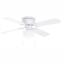 $38  Littleton 42 LED White Ceiling Fan w/ Light