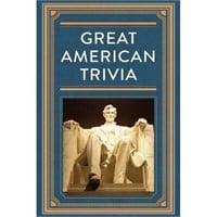 $8  Great American Trivia - (Hardcover)