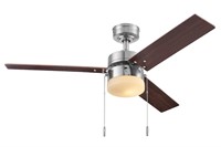 $70  Harbor Breeze 44-in LED Ceiling Fan  3-Blade