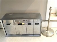 Mid Century Chrome Garnerware Kitchen Canister Set
