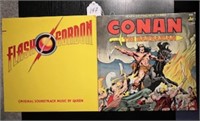 Flash Gordon and Conan The Barbarian Albums