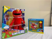 BRAND NEW Elmo Sing Along & OPEN BOX Elmo Slide