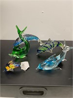 Glass dolphins lot