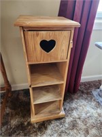 Small Wood Shelf w/ Heart Cutout