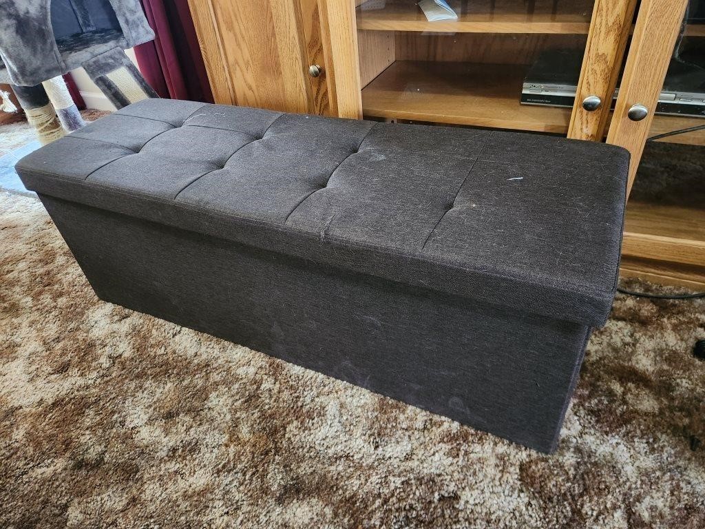 Foldable Fabric Bench/Storage Bench