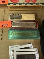 2PC VINTAGE HARMONICA LOT