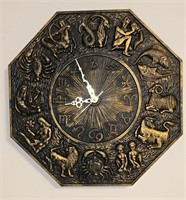 1960's Zodiac Clock