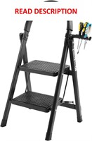 $29  HUXMEYSON 2 Step Ladder  330lbs  Foldable