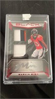 2023 Black Football Marvin Mims Auto Patch /15