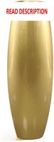 $200  35.5 Tall Floor Vase  Resin Gold Decor