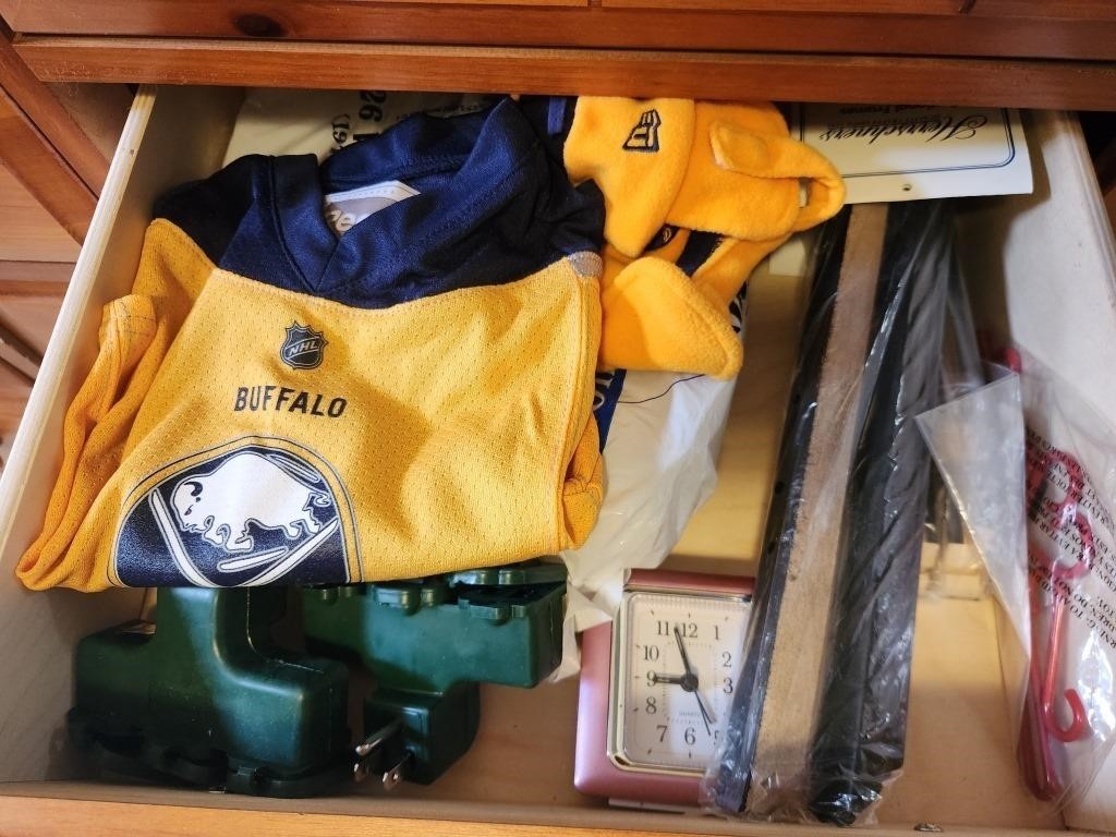 Drawer Contents, Buffalo Sabres & Misc. Items