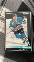 1992-93 Pinnacle Hockey Card Pat Falloon San Jose