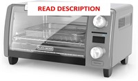 $58  Black+Decker Air Fry Toaster Oven  Gray