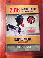 2016 Ronald Acuna Minor League Rookie Card