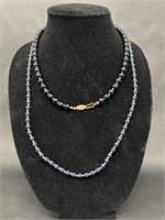 Women's Dark Bead Necklaces