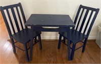 Children’s Wooden Table and Chairs