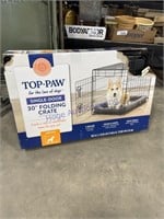 PET KENNEL, MED, 30 X 19 X 21"H, WITH TRAY