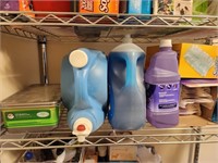 Shelf Contents, Cleaning Supplies