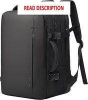 $72  BANGE 45L Travel Backpack  Black (17.3L)