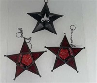 Hanging Star Candle Holders