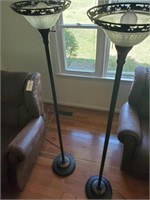 Torchiere Lamp Set