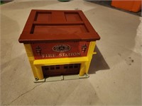 Vintage Fisher Price Play Family Fire Station