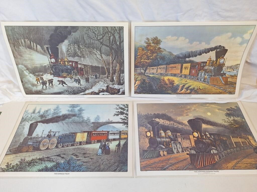 Vintage Railroad Placemats