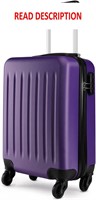 $58  Kono 19 Airline Approved Carry-on  Purple