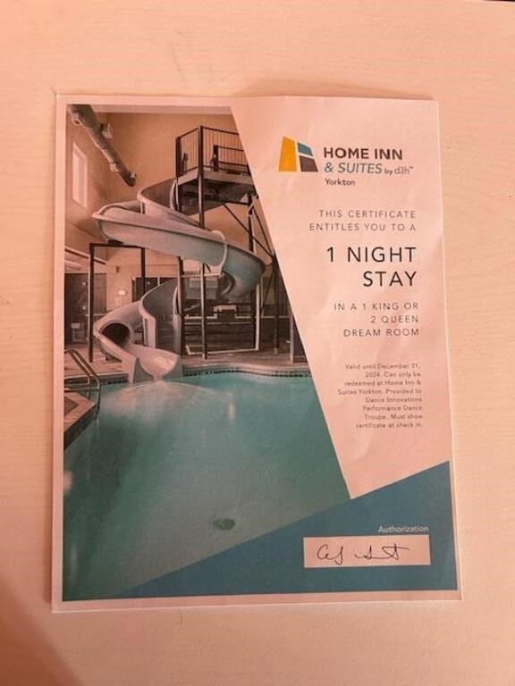 Home Inn and Suites Yorkton 1 Night Stay in a 1