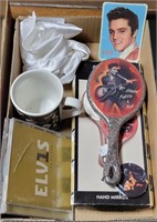 FLAT OF ASSORTED ELVIS COLLECTABLES