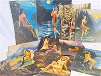Vintage Indian Maiden Lithographs