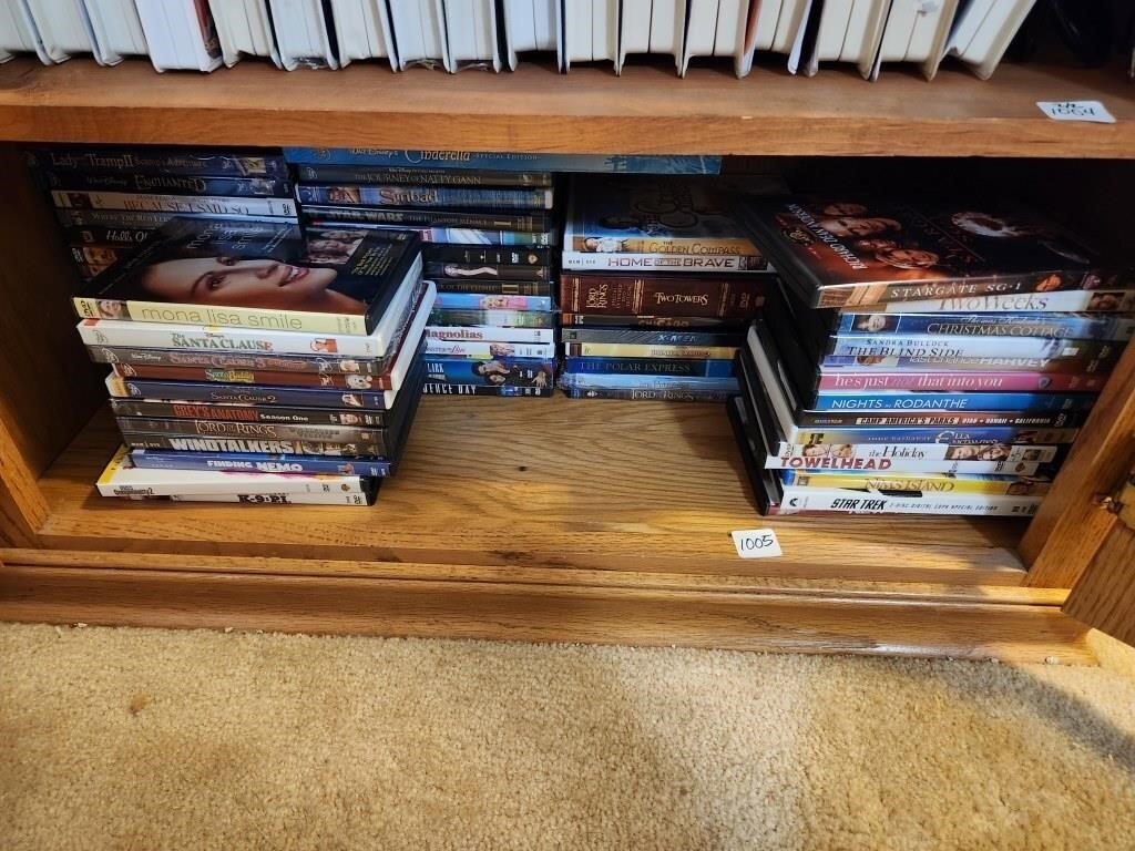 Shelf Contents, DVD's