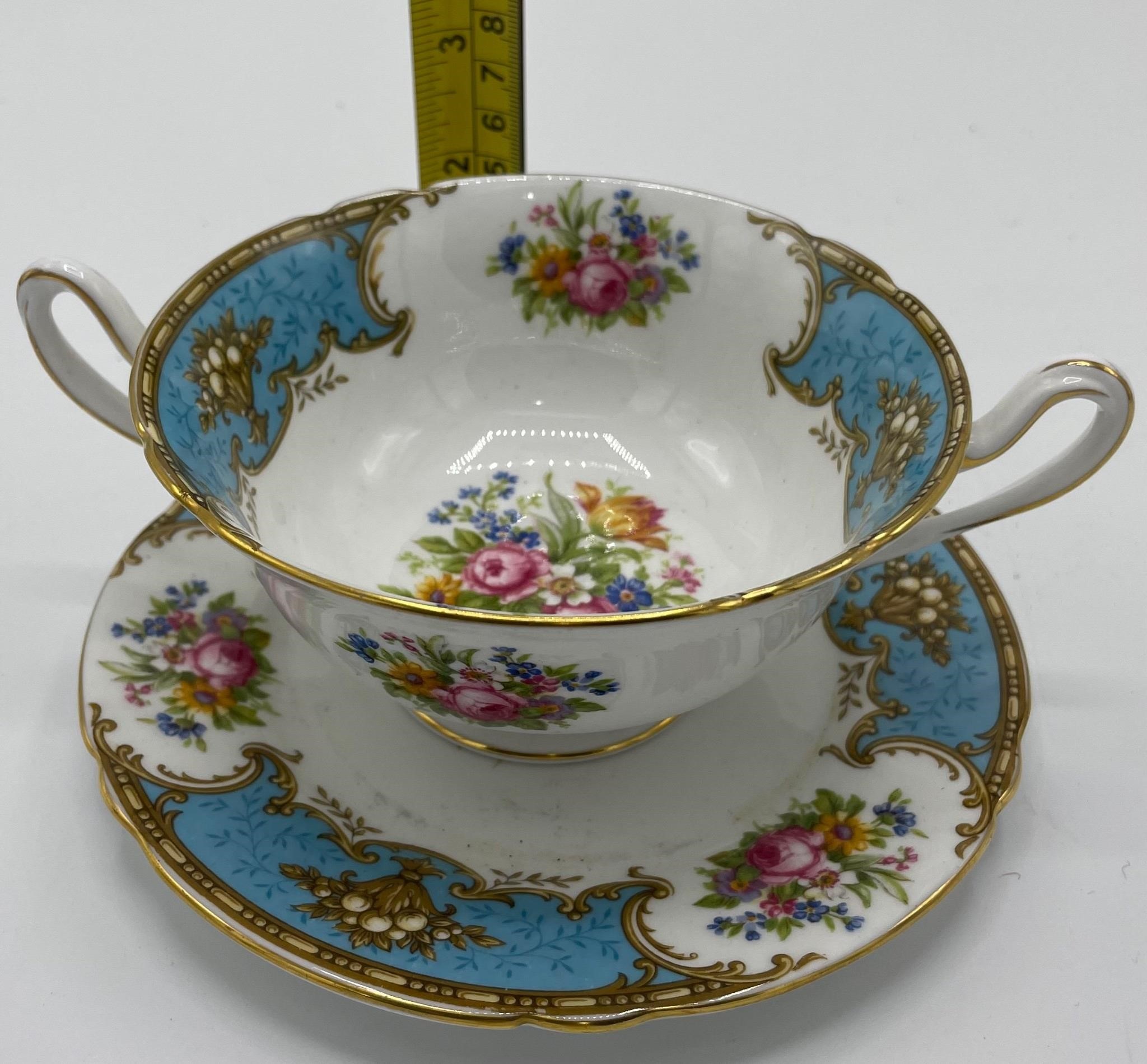 Fine Bone China Shelley England Teacup & Plate