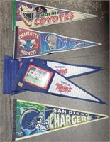 APPROX 9 SPORTS PENNANTS