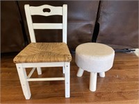 Child’s Chair and Stool