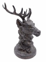 Cast Iron Stag Head.