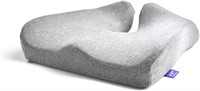 Cushion Lab Seat Cushion  Memory Foam  Light Grey