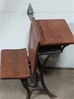 Flip seat school desk look at pictures iron frame
