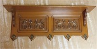 Louis XV Style Character Hooked Wall Rack.