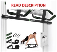 $53  KAKICLAY 2023 Pull Up Bar with Smart Hooks