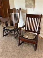 2 Vintage Rocking Chairs