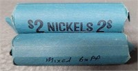2 - Rolls Buffalo Nickels