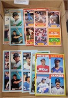 APPROX 8 SETS OF 4 UNCUT TRADING CARDS