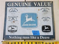 John Deere Genuine Value Sign